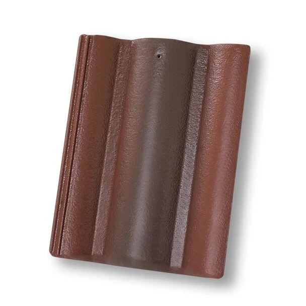 OS-RFT-008 · Double-groove roof tile · Mahogany