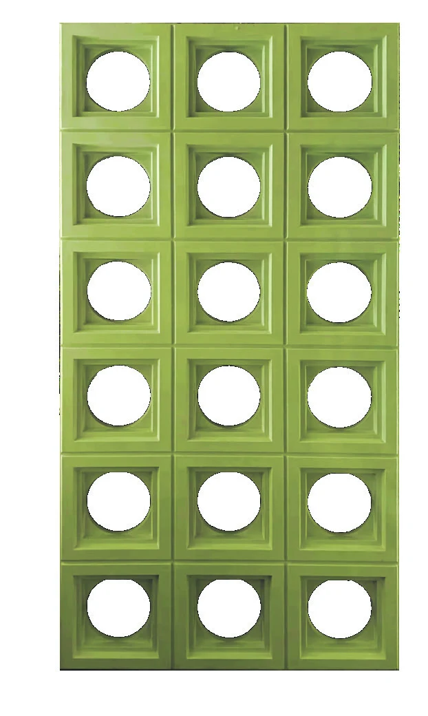AB PU CSSC II · Circular grid PU Wall Panel · Olive Green