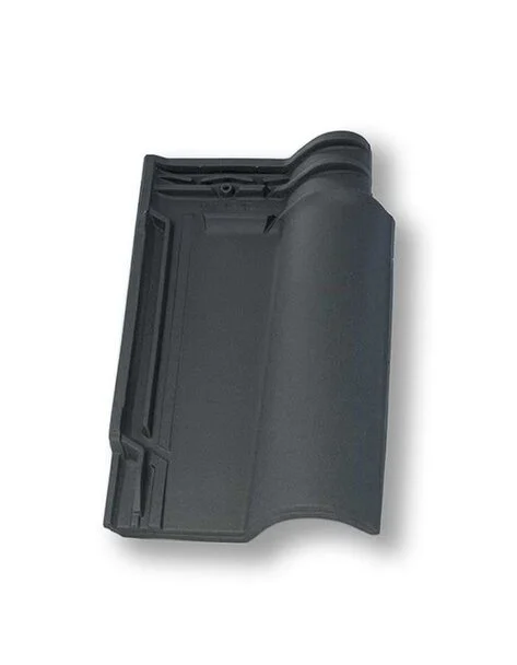 OS-RFT-028 · Interlocking clay roof tile · Charcoal