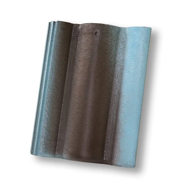 OS-RFT-001 · Double-groove roof tile · Antique Blue