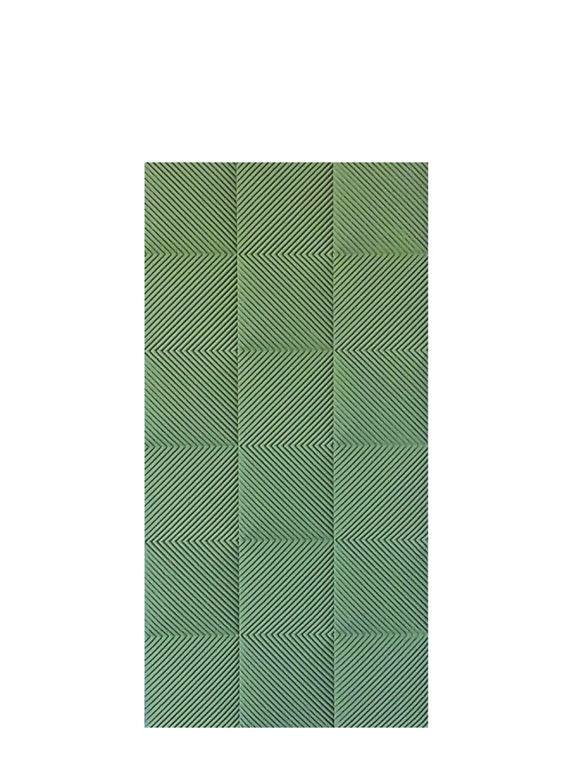 AB PU TB · Textured geometric PU Wall Panel · Greyish Green