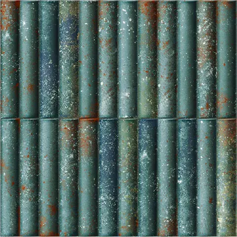 OMD BUMPY GREEN original tile surface