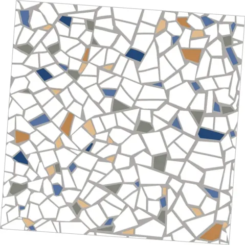 OLP GALAXY WHITE DECOR original tile surface