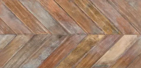 OMT CHEVRON COTTO original tile surface