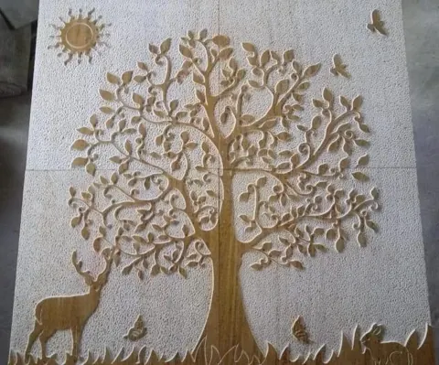 Tree of Life with Deer Stone Mural — OS-SM-006