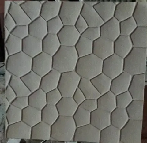 Irregular Honeycomb Stone Relief — OS-SM-020
