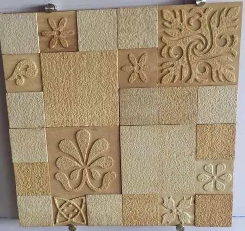 Patchwork Floral Texture Stone Panel — OS-SM-086