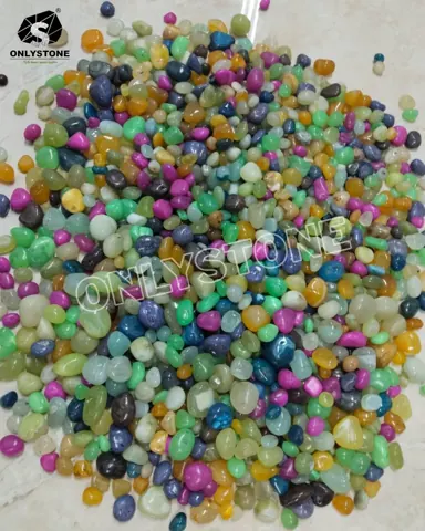 Multicolour Mix Onyx Pebbles — OS-PB-026