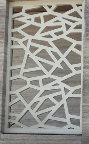 Angular Mosaic Stone Jali Panel — OS-SM-066