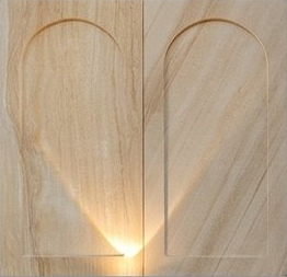 Twin Arch Sand Panel Natural Stone Wall Cladding — OS-NWC-108