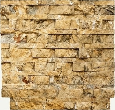 Golden Rustic Rock Ledge Natural Stone Wall Cladding — OS-NWC-165 Natural Stone Wall Cladding