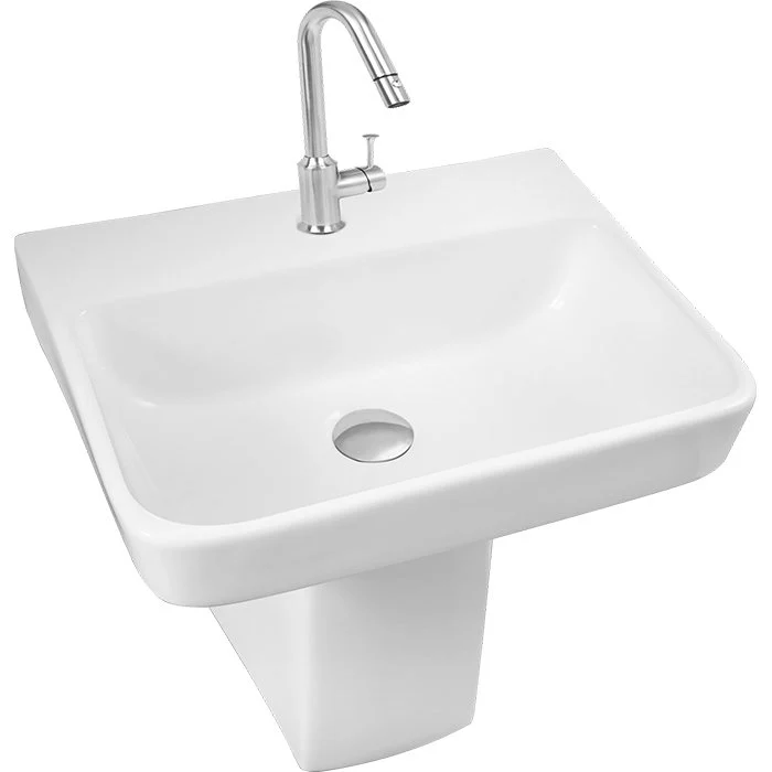 REX(BWB29-BHPD02) Half Pedestal Basin — OS-BS-REX-BWB29-BHPD02 Half Pedestal Basins