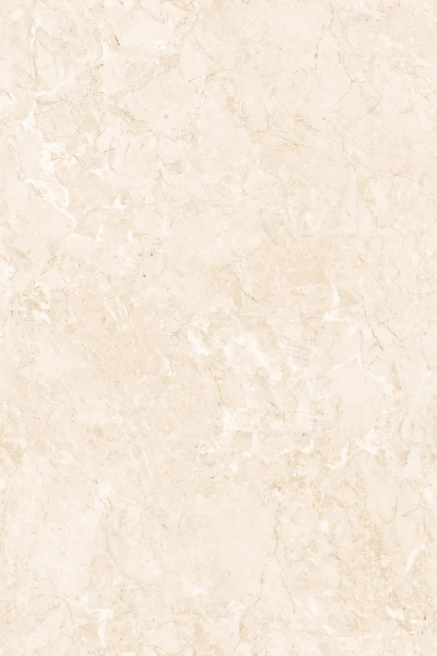 Cream marble-look tile surface