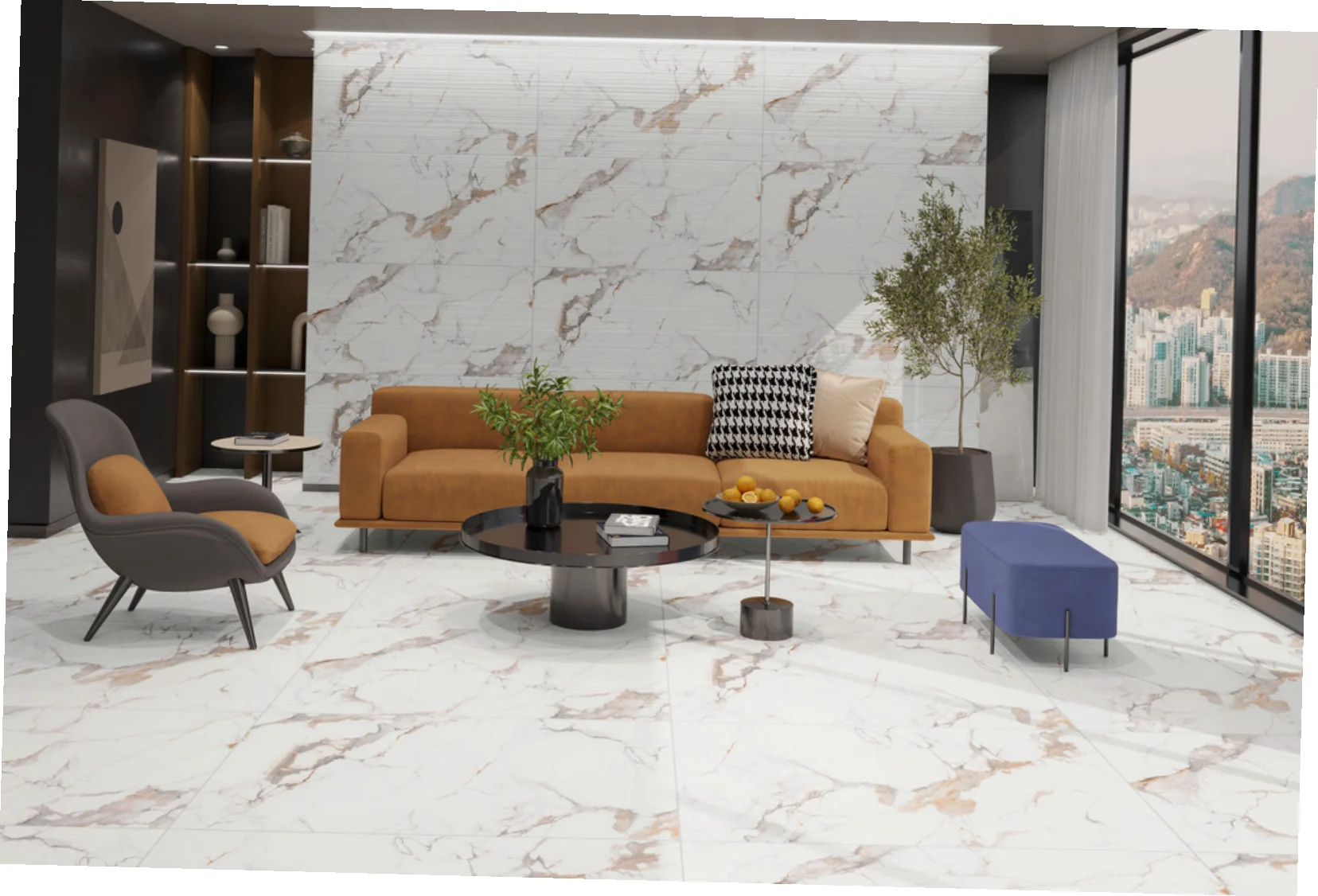 OMT BRILLIANT CARRARA catalogue application illustration