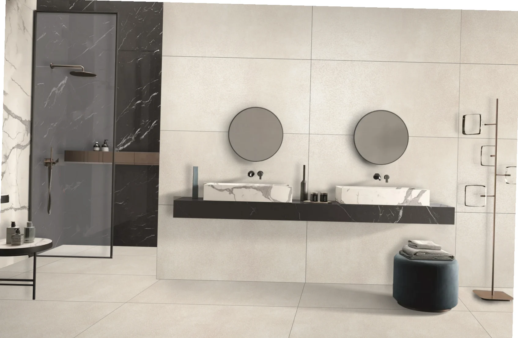 OMT GALAXY CREMA catalogue application illustration