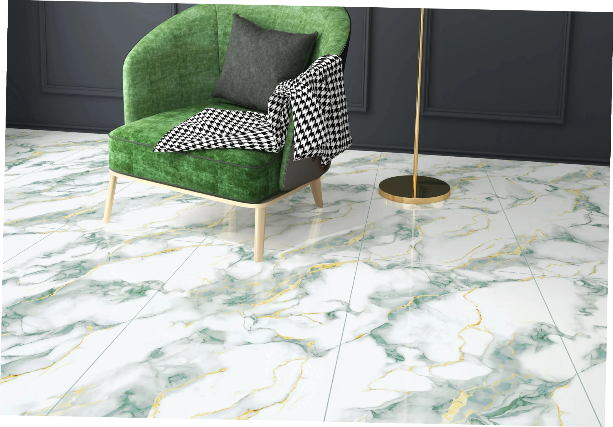 OMT GOLDEN GREEN catalogue application illustration