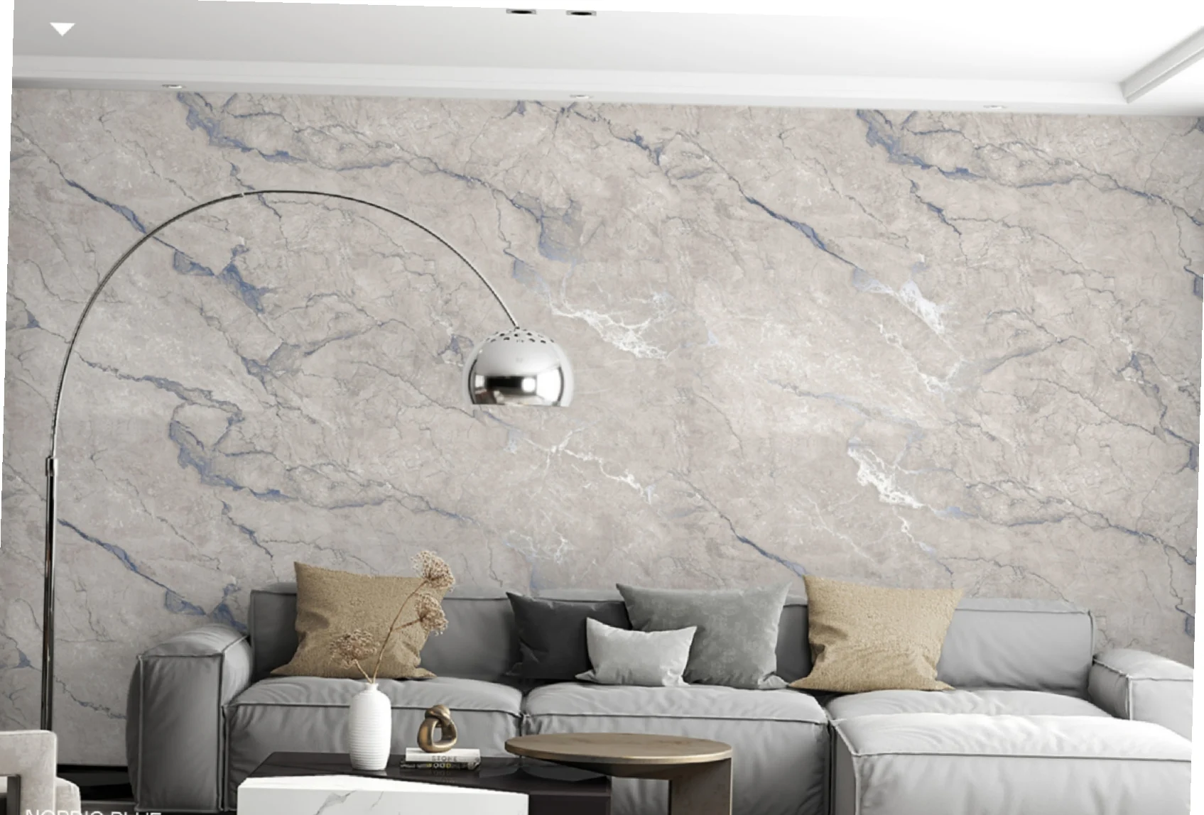 OMT NORDIC BLUE catalogue application illustration