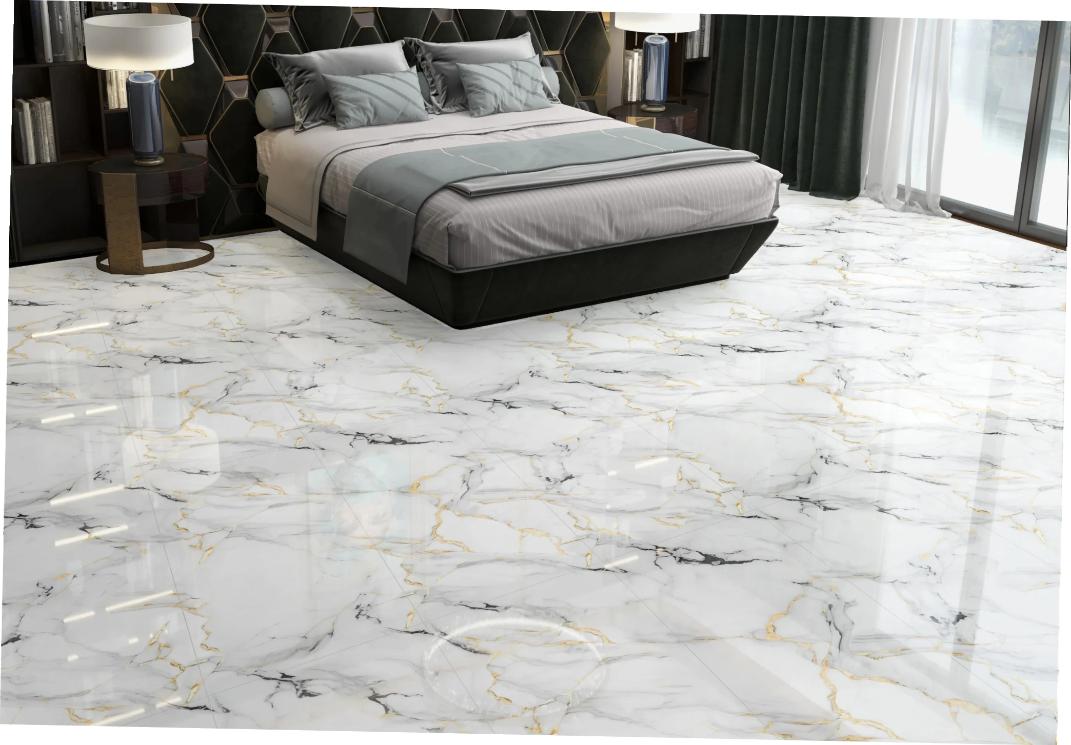 OMT ROYAL STATUARIO GOLD END catalogue application illustration