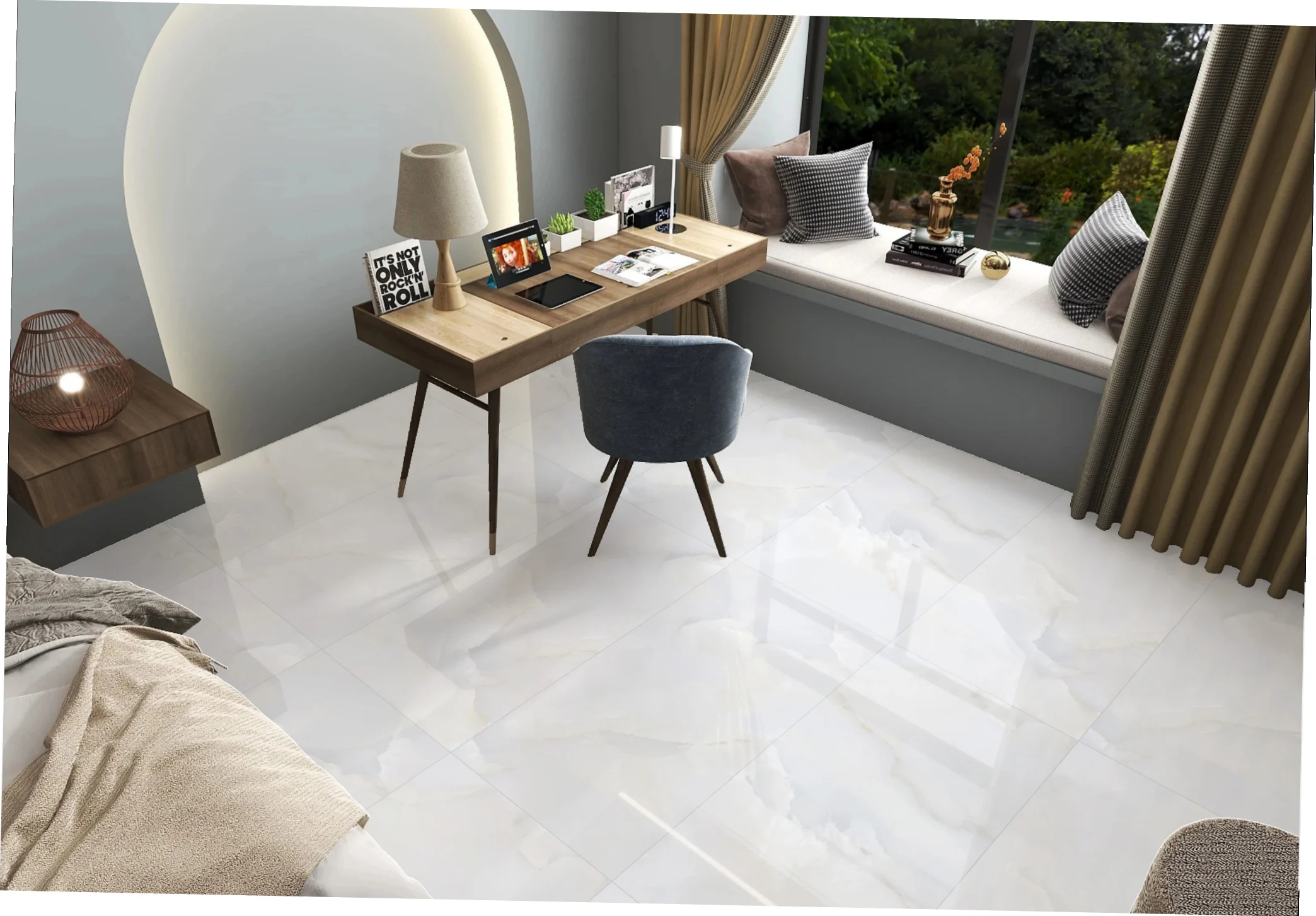 OMT SKY ONXY GREY catalogue application illustration